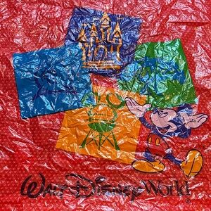 Disney Colorful Mickey Mouse Bag with Castle Design